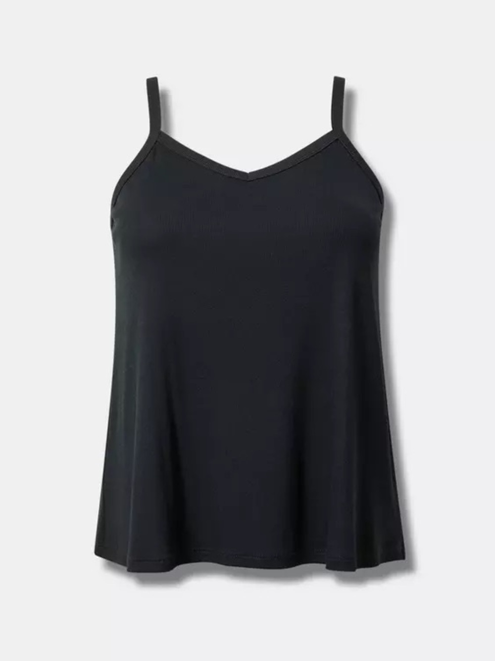 Torrid Black ribbed vneck swing cami NWT 3x
